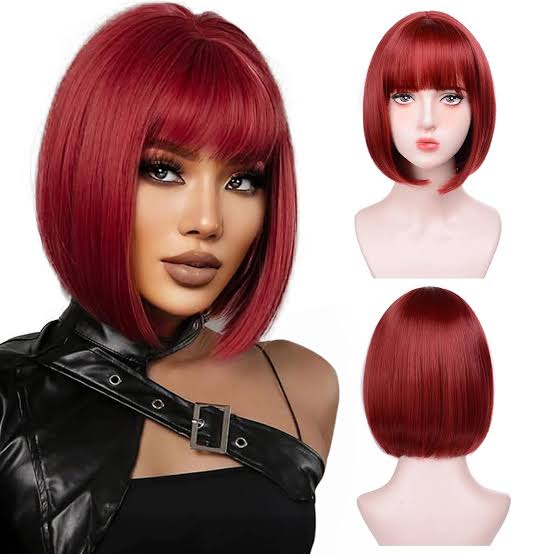 Red Bob Wig